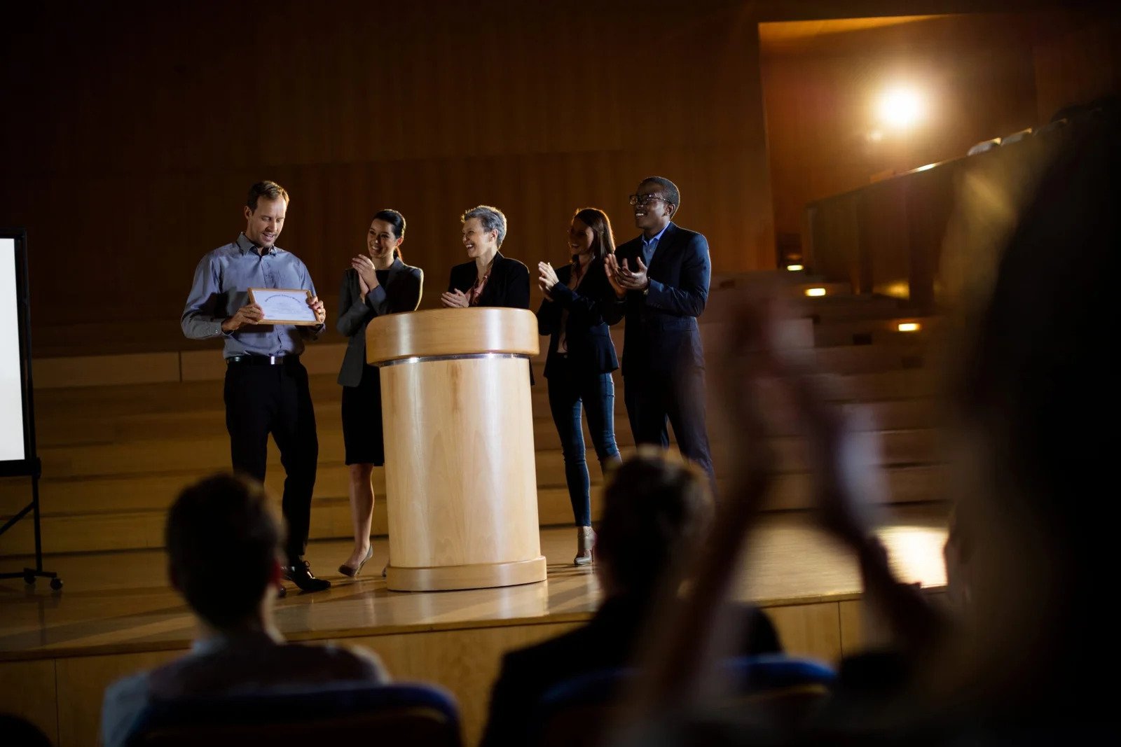 Speakers at a Conference