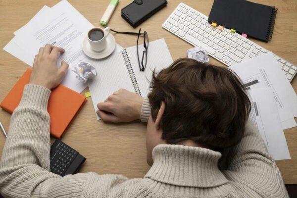 Men with stress with Understanding OCD