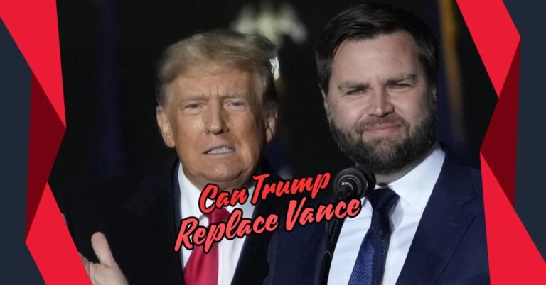 can trump replace vance