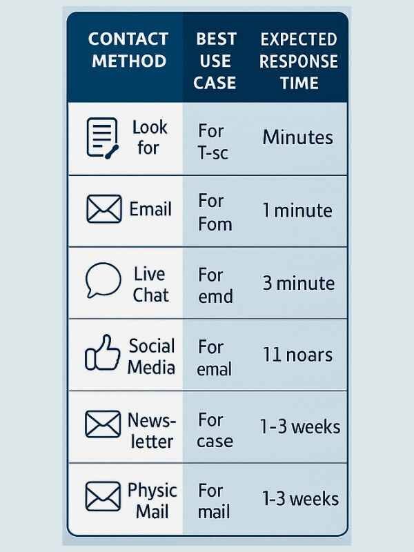 How to Safely Get in Touch with Blog #EverythingNew.net 4 Infographic contact methods