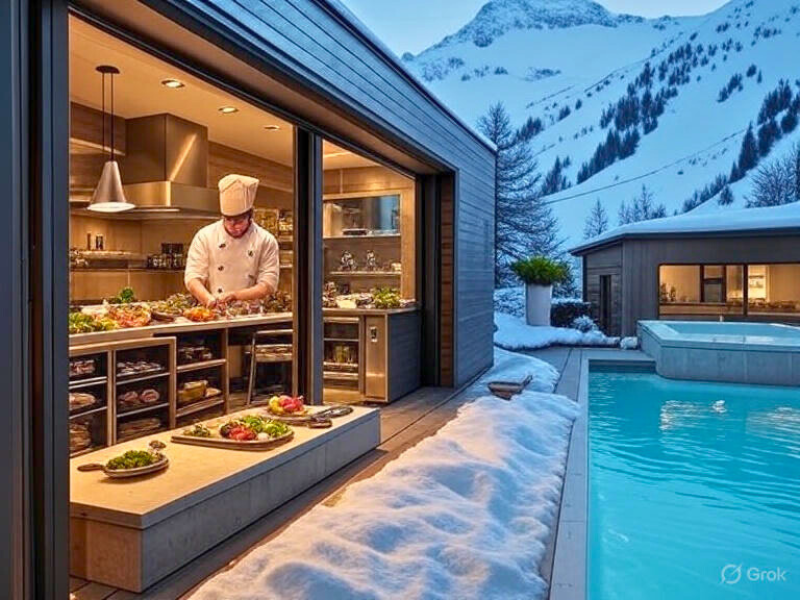 Luxury Chalets Meribel Le Collectionist – Top Ski Holiday Rentals 2 Luxury chalet amenities including spa and private chef service