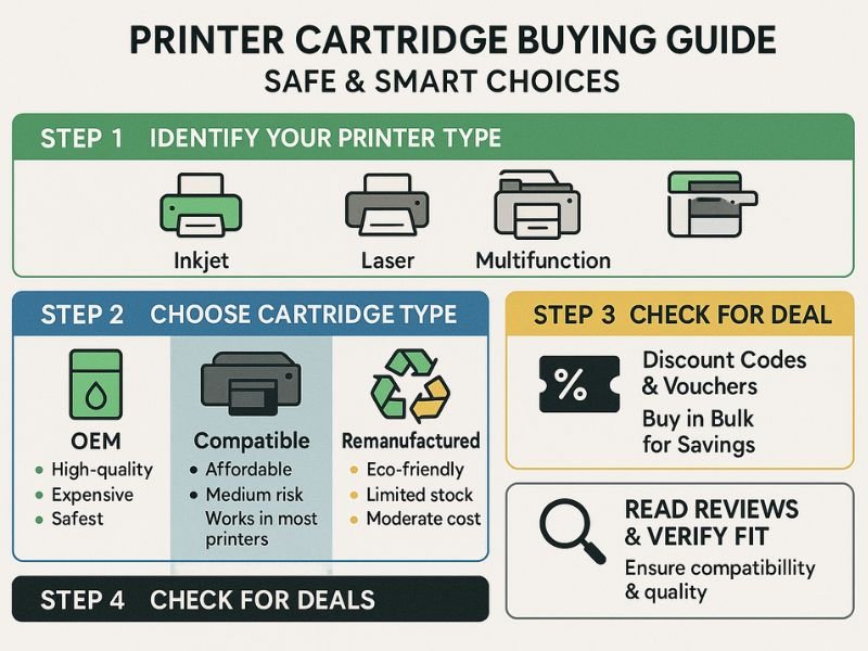 Cartridge People Discounts: Cheap Printer Ink or Risky Buy? 2 Customer using Cartridge People website to buy printer ink and toner with discounts and savings.