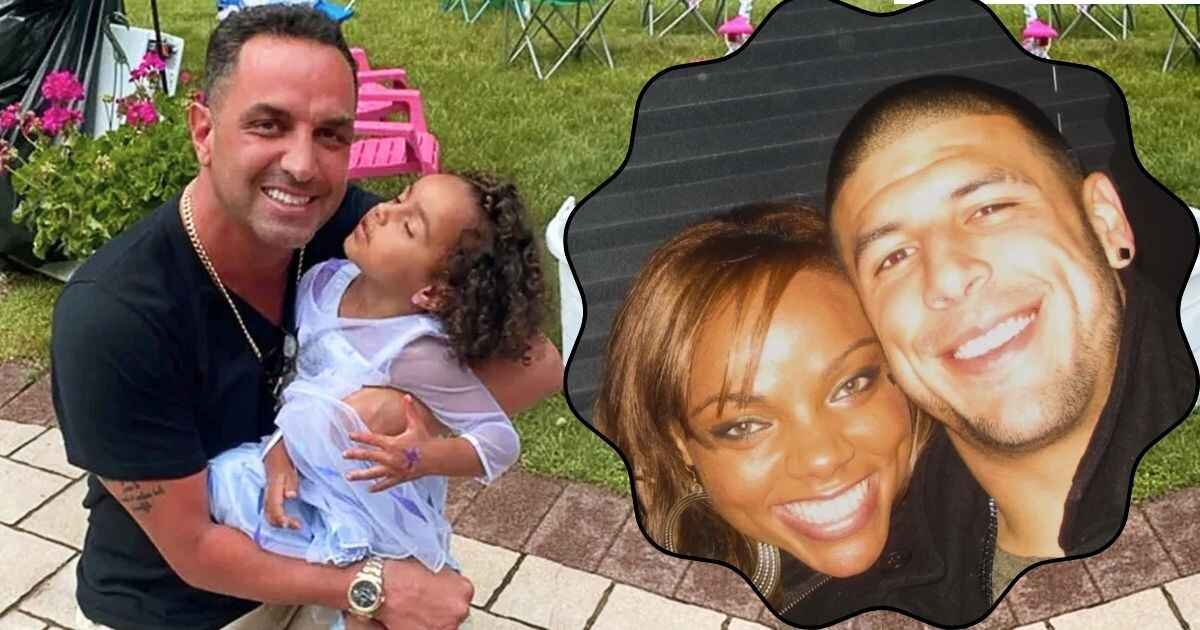 Dino Guilmette with his daughter and his wife