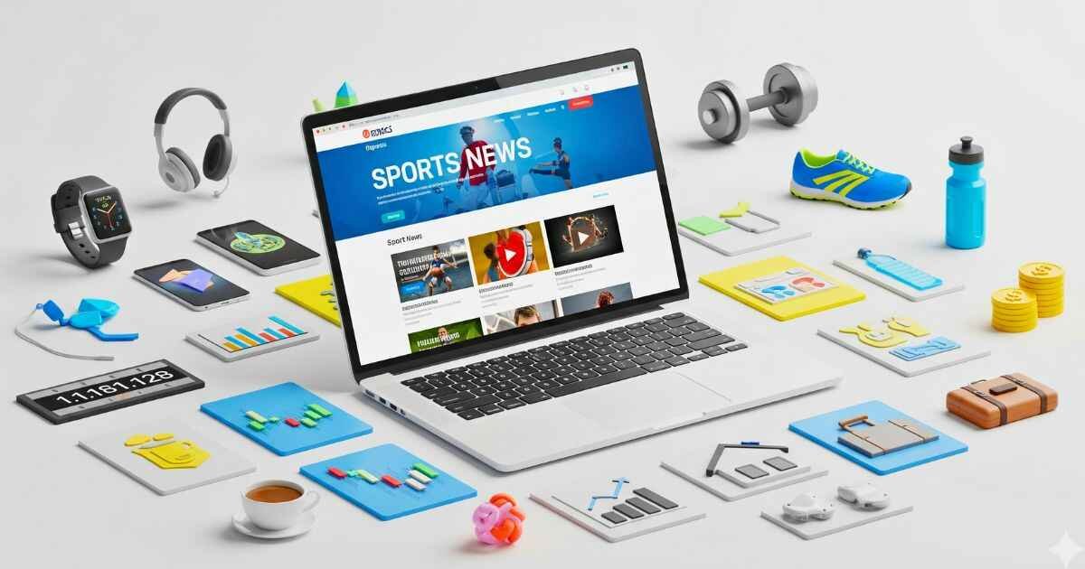 Tophillsport com overview showing sports, lifestyle, tech, and finance mix