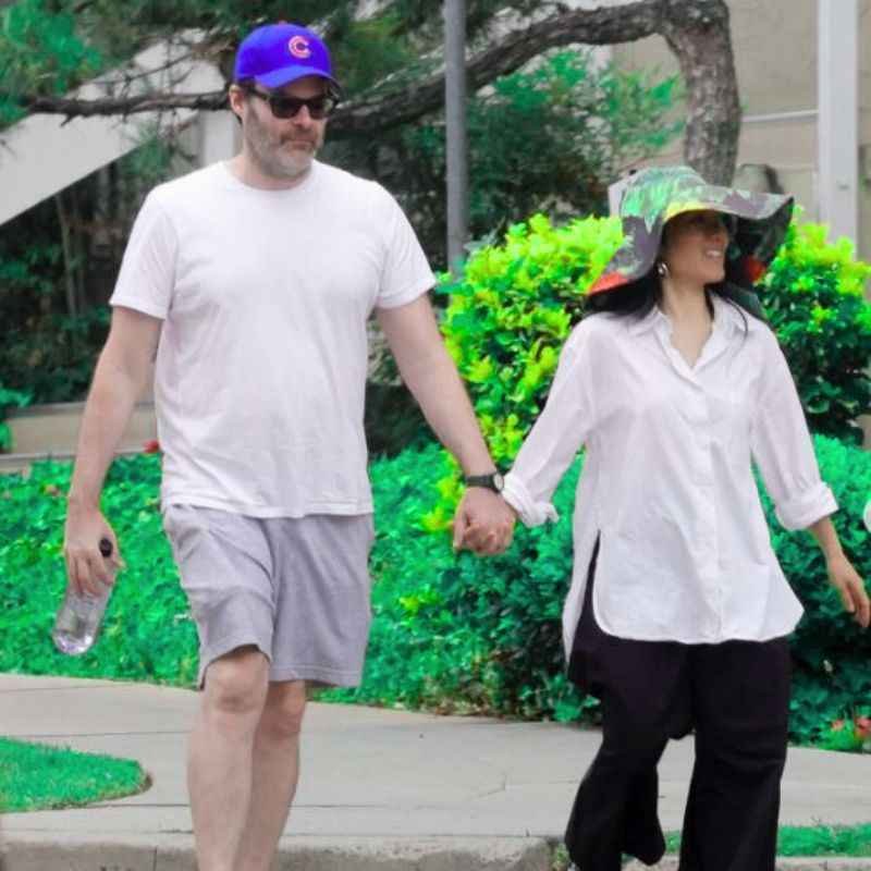 Ali wong walking with bill hader