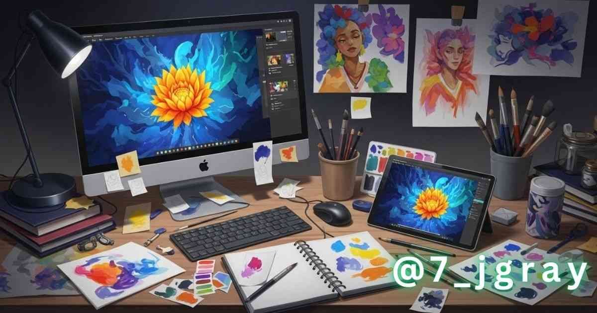 @7_jgray: Exploring the Instagram Artist and Visual Creator 1 @7_jgray