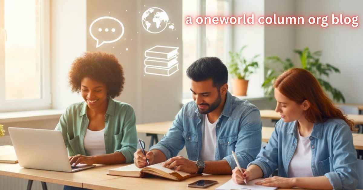 a oneworld column org blog