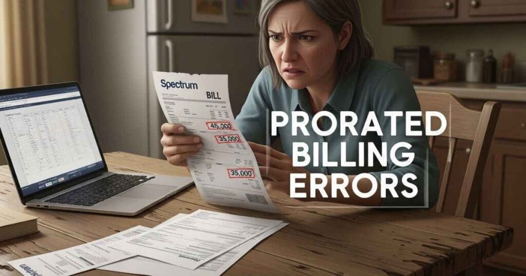 Spectrum Maine prorated billing
