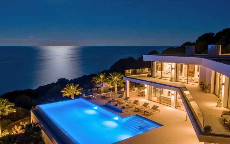 luxury villas Ibiza Le Collectionist Night View