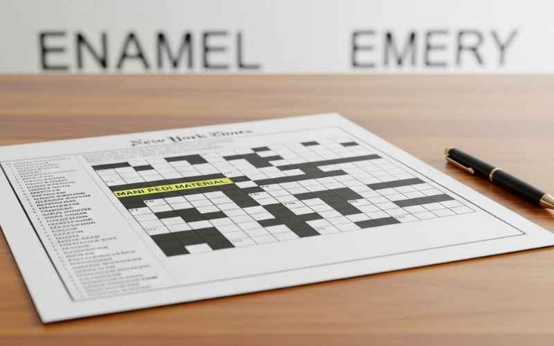 Mani Pedi Material NYT Answer Revealed: Real Clue Truth 3 mani pedi material NYT awnser