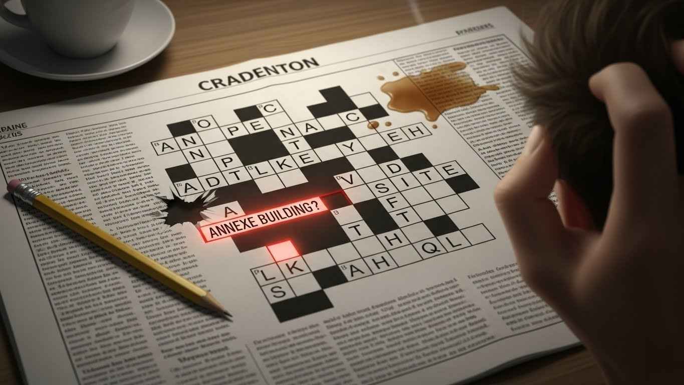 Annexe Building Crossword Clue