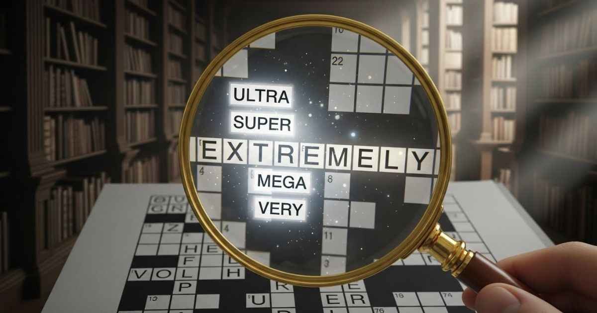 Extremely Crossword Clue