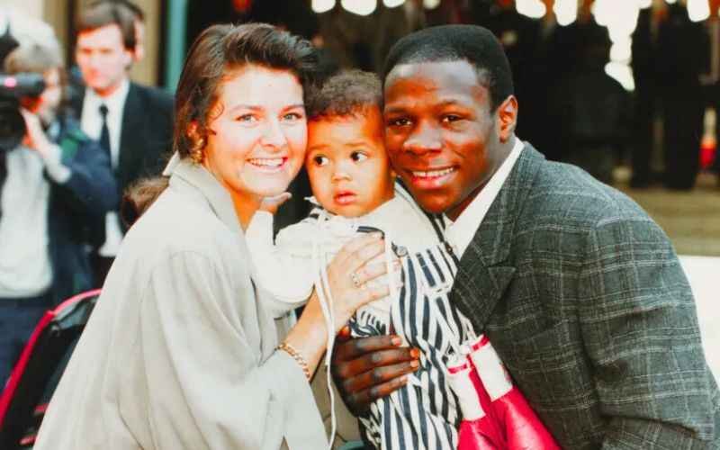 Karron Eubank with husband