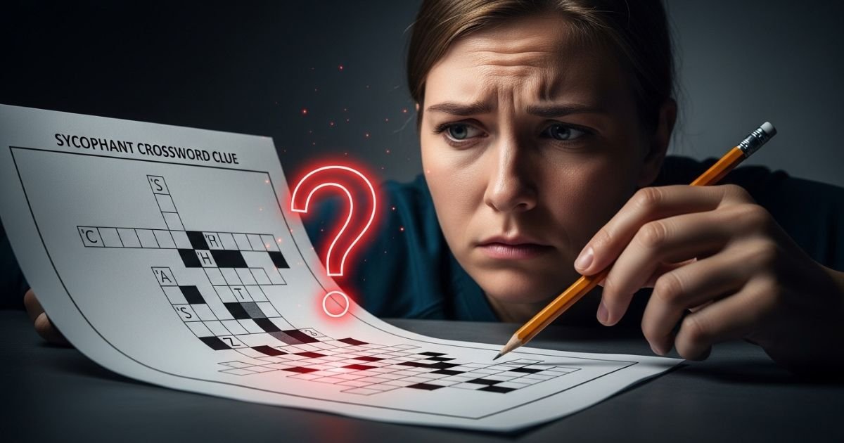 Sycophant Crossword Clue