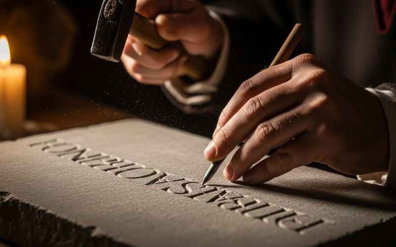 Why 'Set Down' is Used Instead of 'Written'