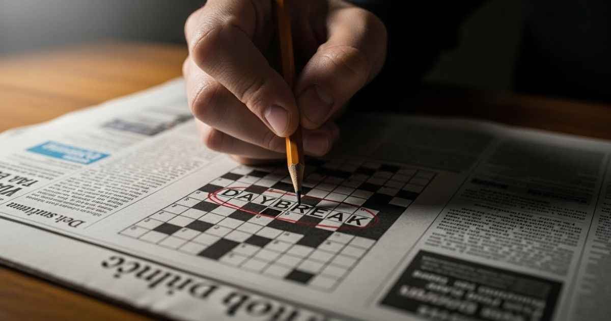 daybreak crossword clue