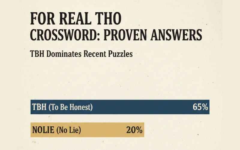 for real tho crossword proven awnser