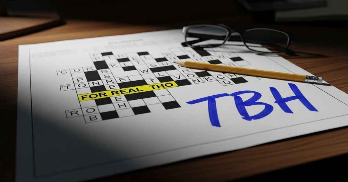 for real tho crossword