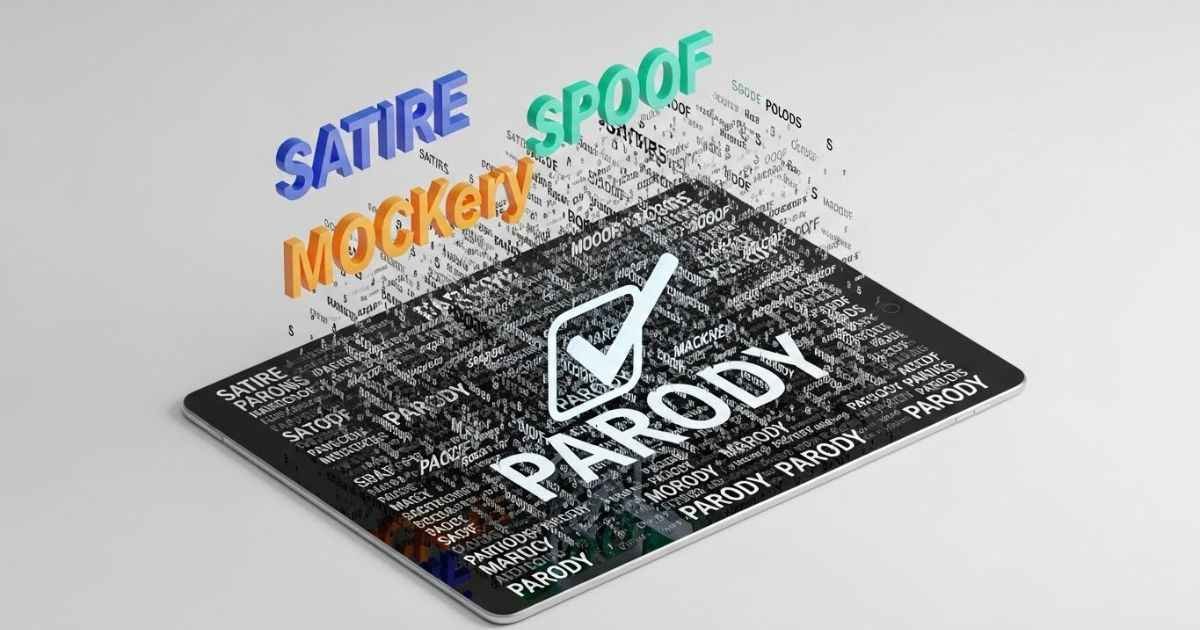 parody crossword clue