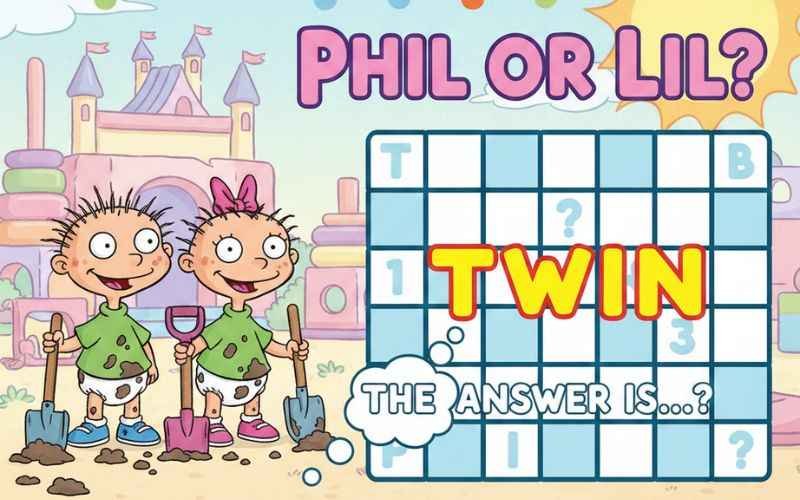 phil or lil of rugrats crossword awnser