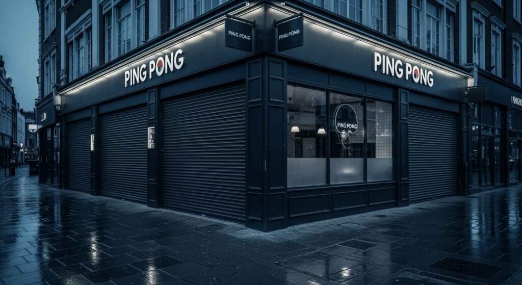 ping pong restaurant closures uk