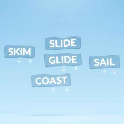 possible awnser for current glide smoothly crossword