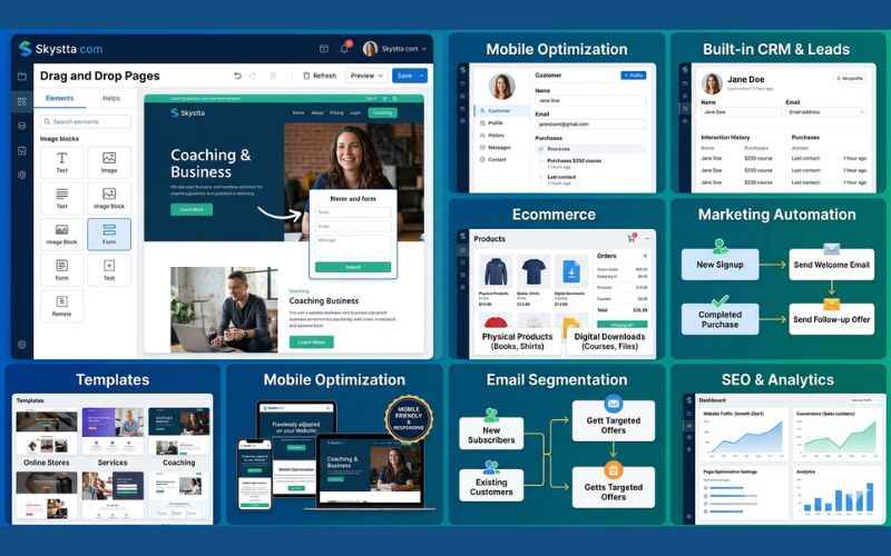 Key Features Of skystta com