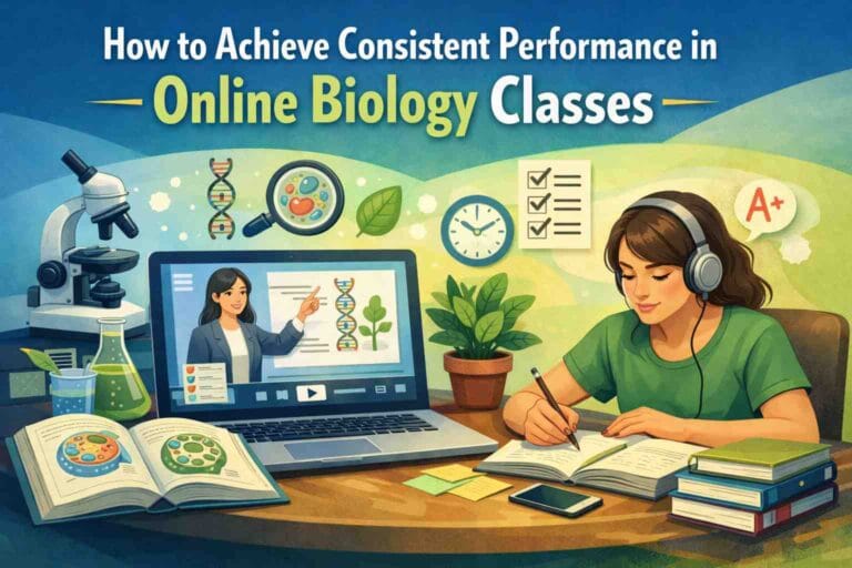 How to Achieve Consistent Performance in Online Biology Classes